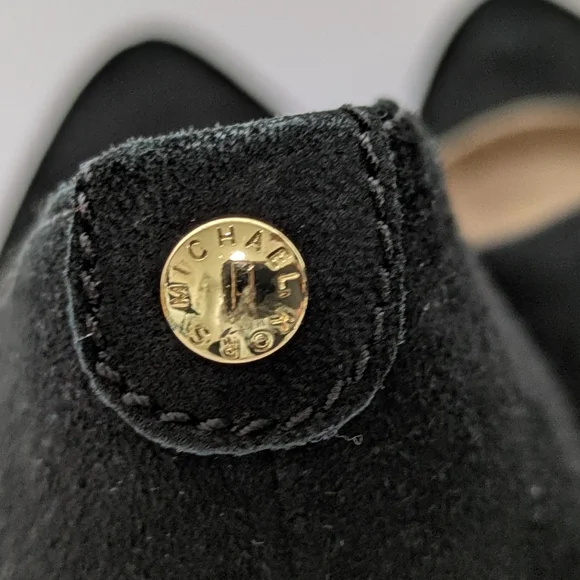 Michael Michael Kors York Suede Pumps Women’s Size 10M Black Stiletto High Heels - Picture 4 of 8